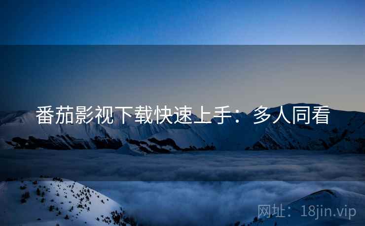番茄影视下载快速上手：多人同看